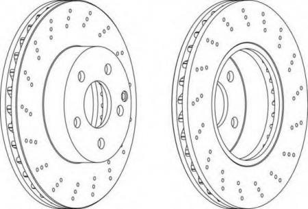 FERODO LV DISC PAIR DDF1693