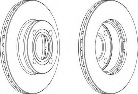 FERODO LV DISC PAIR DDF256