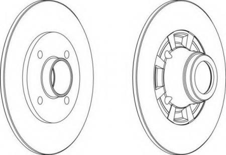 FERODO LV DISC PAIR DDF334