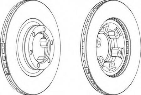 FERODO LV DISC PAIR DDF345