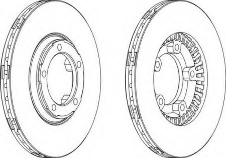 FERODO LV DISC PAIR DDF349