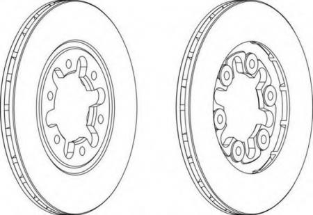 FERODO LV DISC PAIR DDF357