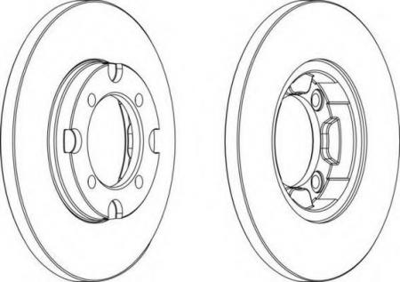 FERODO LV DISC PAIR DDF376