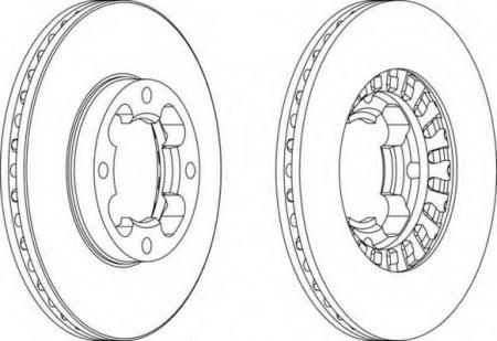 FERODO LV DISC PAIR DDF399