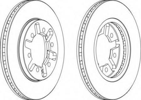 FERODO LV DISC PAIR DDF421