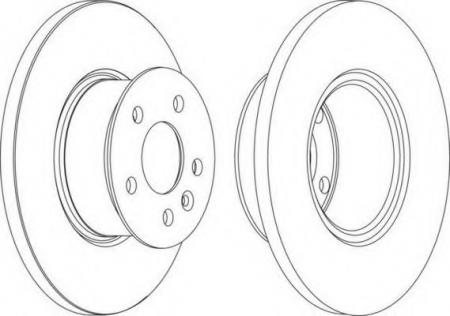 FERODO LV DISC PAIR DDF424