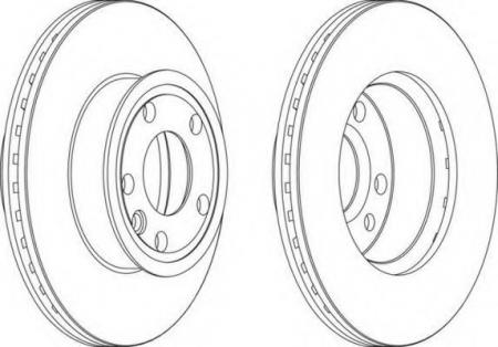 DDF427 701615301A VW T4 15 90- F DDF427