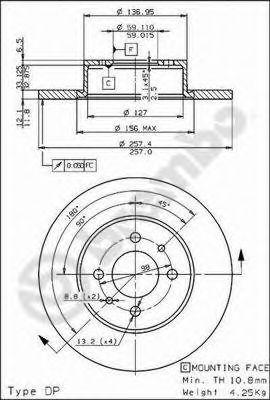    FIAT: CROMA 85-96,  LANCIA: THEMA 84-92 08.3129.10