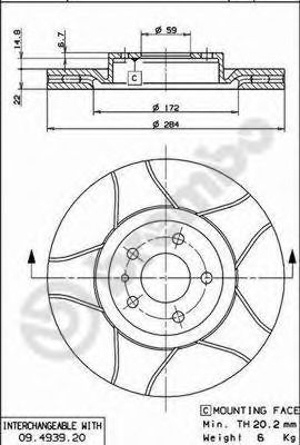   ALFA ROMEO 147 01-/156 97-06/FIAT DOBLO 10-  09.4939.76