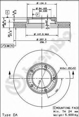   FR TO HILUX 92-05 09.5017.10