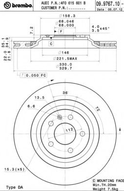   RE AUDI A6 -11 09976710