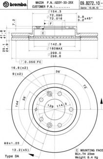    , MAZDA: 6 2.5 02-07, 6 1.8 MZR/2.0 MZR/2.0 MZR-CD/2.2 D/2.2 MZR-CD/2.5 MZR 07-, 6 HATCHBACK 2.5 02-07, 6 STATION WAGON 2.5 02-07, 6 1.8 09B27210