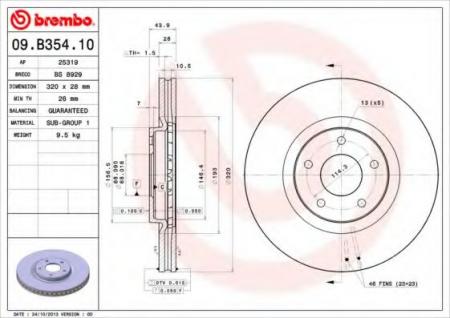  . FR NI QASHQAI 07-,  RE KOLEOS 08- 09.B354.10