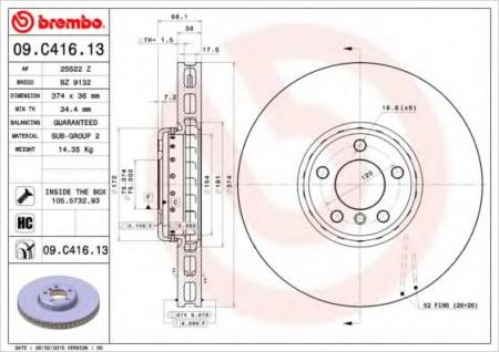  . FR L BMW 5 GRAN TURISMO(F07), 7(F01) 09.C416.13