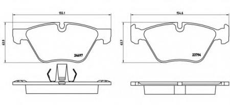     5 (F10), 5 Touring (F11) P06060               Brembo