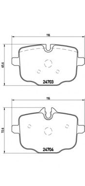 - .  Re BMW 5(F10/11) 10- P06061               Brembo