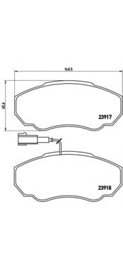     CITROEN: JUMPER   94-02 , JUMPER   02-, JUMPER   94-02 , JUMPER   02-PEUGEOT: BOXER   94-02 , BOXER  P23091 Brembo