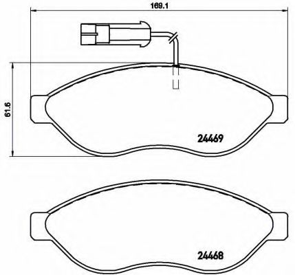 - .  Fr PSA Jumper, Boxer, FI Duc 06- P23143 Brembo