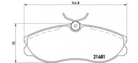   NISSAN TERRANO II/FORD MAVERICK  P24039 Brembo