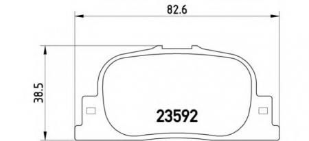 - .  Re TO Camry 01- P83063 Brembo