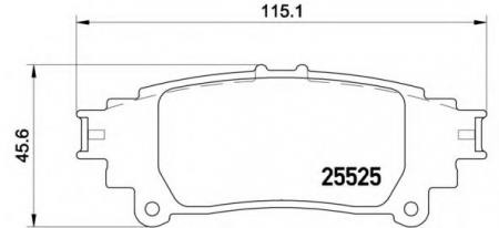 - .  Re Lexus GS 12- P 83 132 Brembo