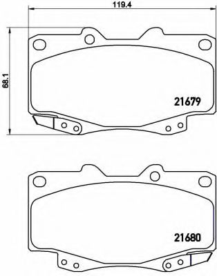 - .  FR TO FORTUNER 04-, HILUX 05- P83151