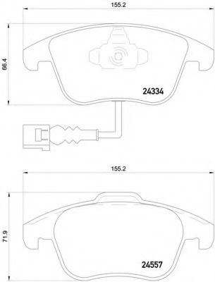 - .  FR VAG TIGUAN 12- P85130