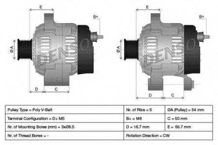  FIAT: 500 1.2/1.4 07-, IDEA 1.2 16V/1.4 16V 03-, LINEA 1.4 07-, PANDA 1.1/1.2/1.2 BI-POWER/ NATURAL POWER 03-  LANCIA: MUSA 1.4 04-, YPSILON 1.2 DAN519