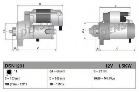  1.5KW AUDI A4 / A5 / S5 / A6 / A8 / Q5 1.8-2.0 08> DSN1201