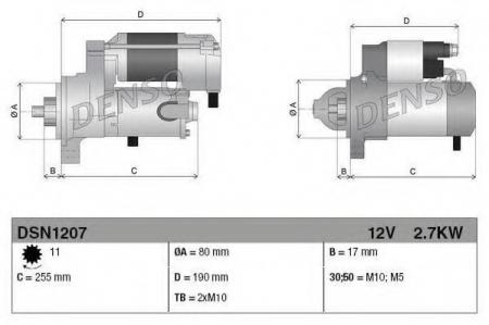  2.7KW RANGE ROVER 3.6-4.4 TDV8 06-12 DSN1207