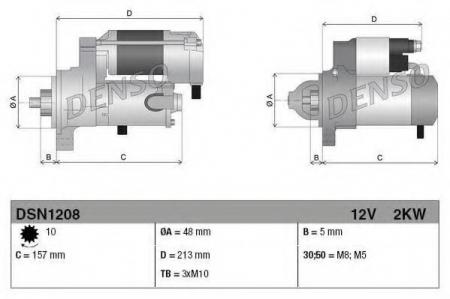  2.0Kw Land Rover Freelander, Range Rover Evoque 2.2 TD 06> DSN1208 DENSO