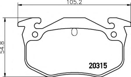 . . RENAULT SAFRANE I 92-96 MDB1668