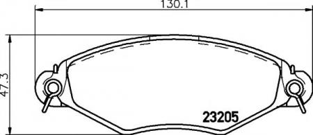  : PEUGEOT 306 206 1.1-1.6/1.9D 2/98->  MDB1960