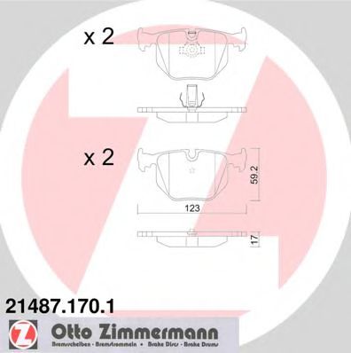    BMW E46/38/X5 21487.170.1 ZIMMERMANN