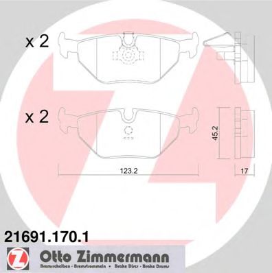 Zimmermann-  BMW: 5 95-03, 5 Touri 21691.170.1 ZIMMERMANN