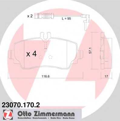 ZIMMERMANN-  MERCEDES-BENZ: A-CLAS 230701702