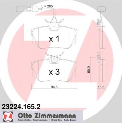 Zimmermann-  VW: TRANSPORTER IV c 23224.165.2 ZIMMERMANN
