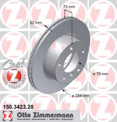 ZIMMERMANN-  BMW: 1 04- 150.3423.20