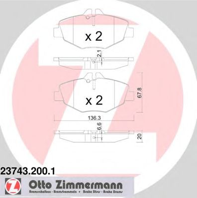 Zimmermann-  MERCEDES-BENZ: E-CLAS 23743.200.1 ZIMMERMANN