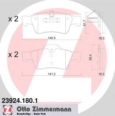 ZIMMERMANN-  MERCEDES-BENZ: E-CLAS 23924.180.1