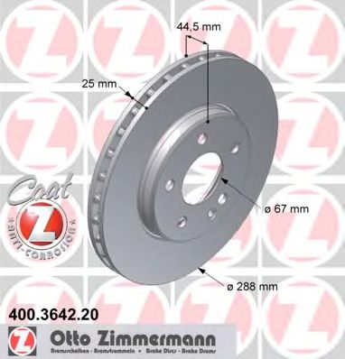 Zimmermann-  MERCEDES-BENZ: A-CLASS 0 400.3642.20 ZIMMERMANN