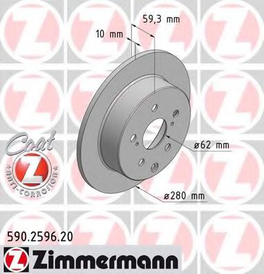 ZIMMERMANN-  TOYOTA: AVENSIS 03-, AVE 590259620