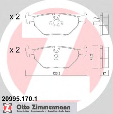 ZIMMERMANN-  BMW: 3 86-92, 3 94-98 20995.170.1