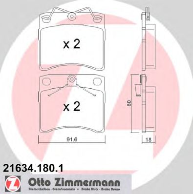 ZIMMERMANN-  VW 21634.180.1