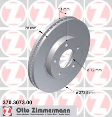 ZIMMERMANN-  MAZDA: MPV II 99-, XEDOS 370.3073.00