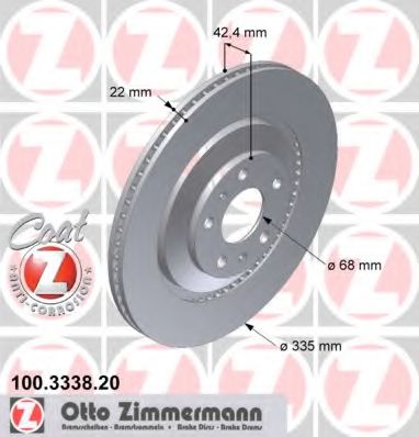 ZIMMERMANN-  AUDI: A8 02-, VW: PHAET 100.3338.20