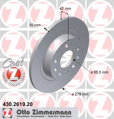   . OPEL ASTRA H, ZAFIRA B  (5 .) 430261920 ZIMMERMANN