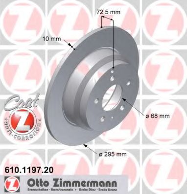 ZIMMERMANN-  VOLVO: 850 91-96, 850  610.1197.20