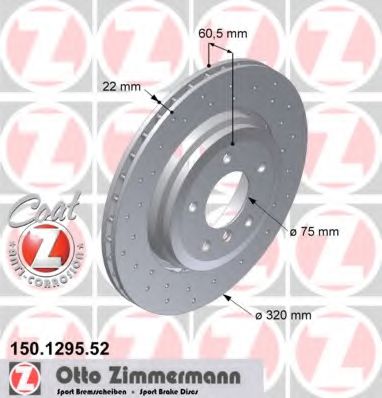 ZIMMERMANN-  BMW: 3 99-05, 3 TOURING 150.1295.52
