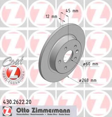   OPL ASTRA J/MOKKA/CHV CRUZE 09-    COAT Z 268X12 430.2622.20